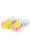 Women Summer Beach Closed Toe Slippers With Colorful Sun - Colorful-Sun