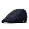 Mens Womens Summer Solid Color Breathable Quick Dry Beret Cap Sunshade Casual Outdoors Cap - Navy