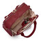 Women Two Layer Shell Chain Crossbody Bag Multifunction Solid Handbag - Red