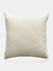 1PC Velvet Ins Solid Color Pattern Decoration In Bedroom Living Room Sofa Cushion Cover Throw Pillow Cover Pillowcase - White