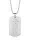 Trendy Simple Geometric-shaped Hollow Letter Pendant Round Bead Chain 3 Wearing Methods Stainless Steel Necklace - W