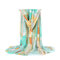 Women's Multicolor Plaid Stitching Scarf Long Ladies Tassel Thin Shawl - #02
