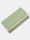 Metal Trim Buckle Decor 6.5 Anti-theft RFID Clutch Wallet Multi-slot  Card Holder Long Purse - Green