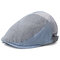 Men Women Cotton Vogue Beret Cap Duck Hat Sunshade Casual Outdoors Peaked Forward Cap - Grey