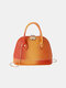Women Ombre Chain Shell Bag Crossbody Bag Satchel Bag - Orange
