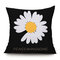 Ins Idyllic Fresh Daisy Flowers Plush Pillowcase Sofa Cushion Office Lunch Break Pillow - #3