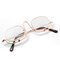 Reading Eyeglasses Magnifying Folding Makeup Glasses Cosmetic Reading Eyeglasses Eye Care - Gold