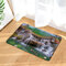 Tapis de sol antidérapant à motif de feuille d'érable de cuisine de salle de bains  - #3