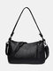 Women Vintage PU Leather Tassel Crossbody Bag Shoulder Bag Handbag Phone Bag - Black