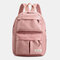 Women Nylon Waterproof Large Capacity Handbag Backpack - Pink