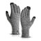 Men Touch Screen Winter Cycling Gloves Wool Thick Windproof Warm Outdoor Ski Full-finger Gloves - White