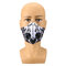 PM2.5 5-layer Filter Face Mask Anti Dust Masks Warm Windproof Riding Cycling Face Protection Mask - Black 1#