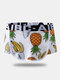 Men Funny Print Boxer Briefs Sexy Skirt Patchwork Mesh Breathable Underwear - #01