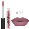 ALIVER Matte Liquid Lipstick Metallic Lip Gloss Cosmetic Waterproof Long Lasting Nude Pigments Lips  - 1#