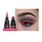 12 Colors Double Head Eyeliner Pen Fluorescence Liquid Eyeliner Triangle Stamp Pen Eye Makeup - 11