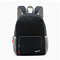 Casual Nylon Folding Light Backpack Shoulder Bag Crossbody Bags - Black