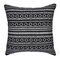 Funda de almohada de lino a rayas bohemias Funda de cojín de sofá decorativa casera cuadrada - #4