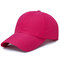 Men's Summer Adjustable Breathable Mesh Hat Quick Dry Cap Outdoor Sports Climbing Baseball Cap - Rose Red