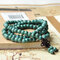 Ethnic Hand-woven Ceramic Beads Multi-layer Bracelet Geometric Irregular Ceramic Beads Bracelet - 4