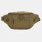 Men Camouflage Multi-carry Tactical Travel Sport Riding Waist Bag - Brown