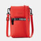 Women Solid Casual Crossbody Bag - Red