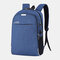 Classic Business Backpacks 17L Capacity Students Laptop Bag - Blue