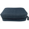 Handheld Phone USB Cable Case Storage Bag Memory Card Charger Shockproof Container - Navy
