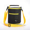 新しいカチオン性ショルダーバケットアイスバッグランチボックス防水断熱バッグ厚みのある鮮度ランチバッグランチバッグ - ブラック