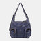 Women Multi-carry Waterproof Anti-theft Large Capacity Crossbody Bag Shoulder Bag Handbag Backpack - Dark Blue