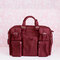 女性のカジュアルな大容量多機能ハンドバッグソリッドショルダーバッグ - 赤