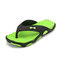 Men Slip Resistant Clip Toe Casual Beach Slippers - Green