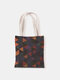 Women Canvas Quilted Bag Handbag Shoulder Bag Shopping Bag Tote - 2