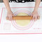 Kitchen Silicon Fiberglass Rolling Dough Sheet Cake Pastry Cake Oven Pad Mat Pasta Cooking Tools - Red