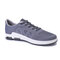 Men Knitted Fabric Lace Up Running Shoes Casual Walking Sneakers - Grey
