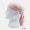 Outdoor Riding Pirate Hat Quick-drying Turban Perspiration Breathable Sunscreen - Pink