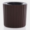 Automatic Water Absorption Creative Succulent Plant Hydroponic Potted Round Plastic Plastic Flower Pot - Brown