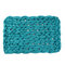 Douce couverture chaude de tricot de main chaude de couverture de lit épais de laine de fil de couverture - lac bleu