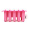10 Grids Silicone Mold Ice Cream Tray Ice Mould With Cover Kitchen Mold Ice Cream Maker - Pink