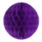 6'' Tissue Paper Pom Poms Honeycomb Ball Lantern Wedding Party Home Table Decor - Dark Purple