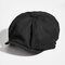 Men Octagonal Newsboy Cap Summer Cabbie Lvy Flat Hat Vintage Painter Beret Hats - Black