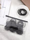 100 Pcs/Set Trendy Simple Multicolor Solid Color Circle-shaped Rubber Cloth Hair Band Hair Accessories - #02
