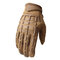 Tactical Gloves Outdoor Sports Mountaineering Training Fitness Non-slip Gloves Riding Motorcycle Full Finger Gloves - Brown