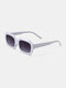 Women AC Rectangular Full Frame Tinted Lens UV 400 Vintage Fashion Decorative Sunglasses - #06