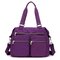 Women Waterproof Handbag Multifunction Crossbody Bag - Purple