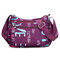 Women Nylon Leisure Crossbody Bag Multi-Slot Waterproof Shoulder Bag - #07