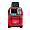 8 Stile Leder Wasserdichte Auto Aufbewahrungstasche Multifunktions-Hängetasche Autositz Aufbewahrungsbehälter Klappbarer Esstisch - rot