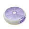 Honana HN-P1 Travel 7 Compartment Pill Box Medicine Rotation Holder Organizer Container Case - Purple
