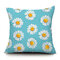 Ins Idyllic Fresh Daisy Flowers Plush Pillowcase Sofa Cushion Office Lunch Break Pillow - #11