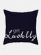 1 PC Plush Brief Fashion Pattern Decoration In Bedroom Living Room Sofa Cushion Cover Throw Pillow Cover Pillowcase - #20