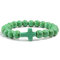 Turquoise Cross Beads Bracelets Elastic Rope Yoga Buddha Beads Natural Stone Unisex Bracelets - #03